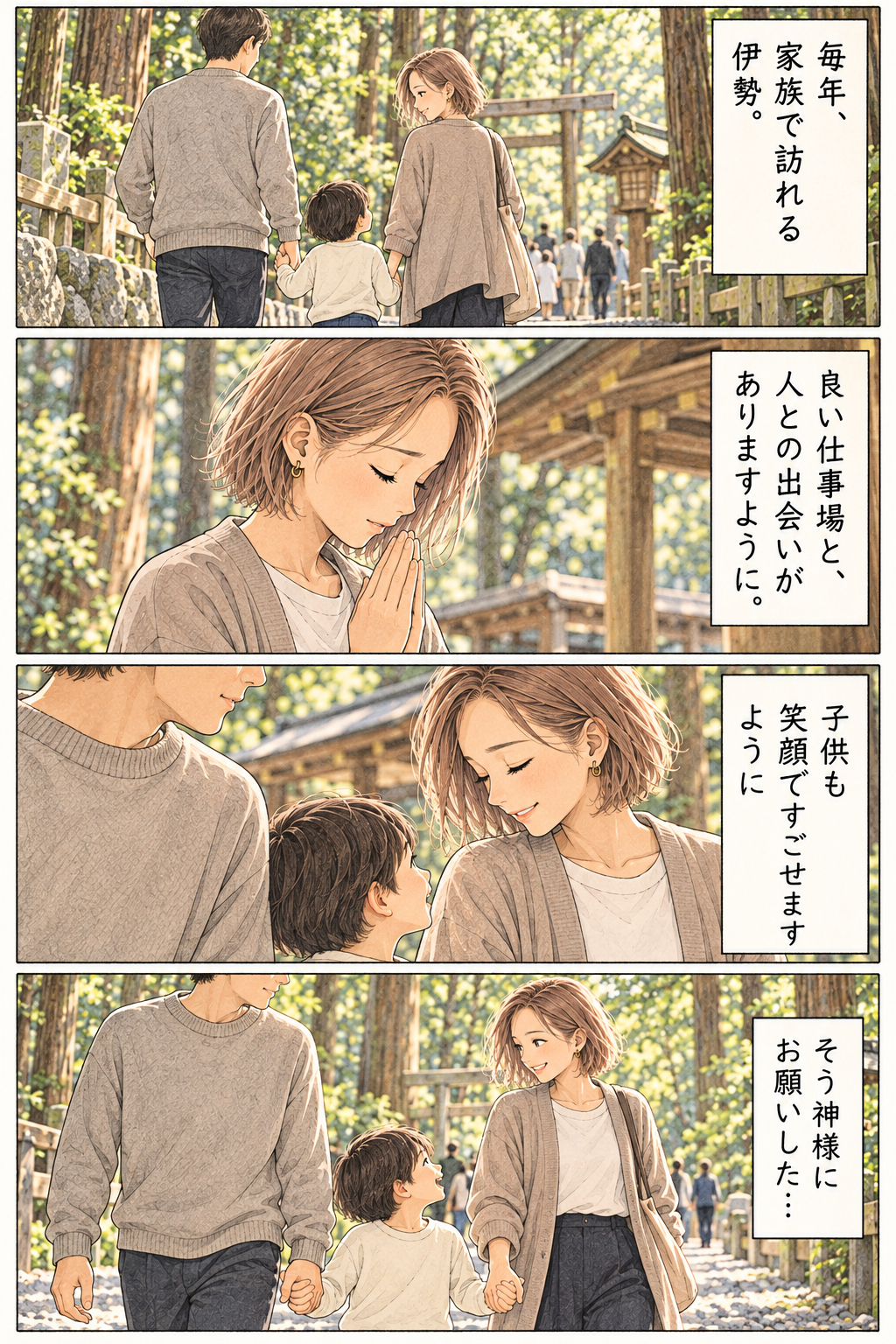 3ページ目：家族で伊勢へ願い事