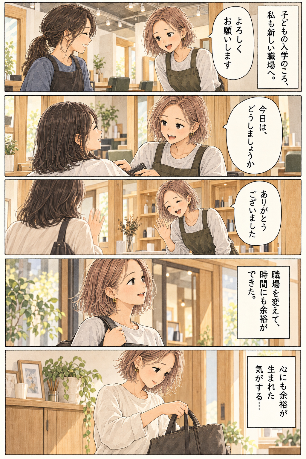 9ページ目：ハローで働き時間と心に余裕が生まれる
